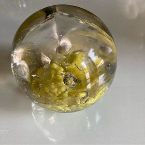 Vintage Glass Paperweight